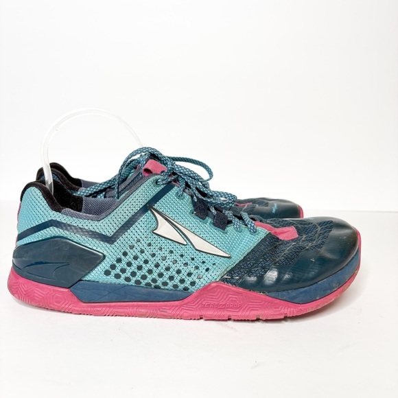 Altra Hiit Workout Lifting Zero Drop Women's Athletic Shoes Teal Pink Size 10.5 - Picture 2 of 5